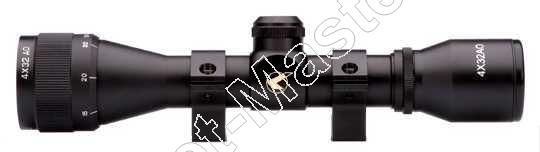 Gamo  -  Richt Kijker  -  type Compact  -  vergroting 4 x 32mm  -  AO  -  inclusief Montage Ringen
